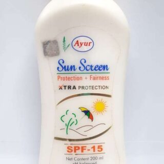 Ayur Sun Screen Spf 15 200ml