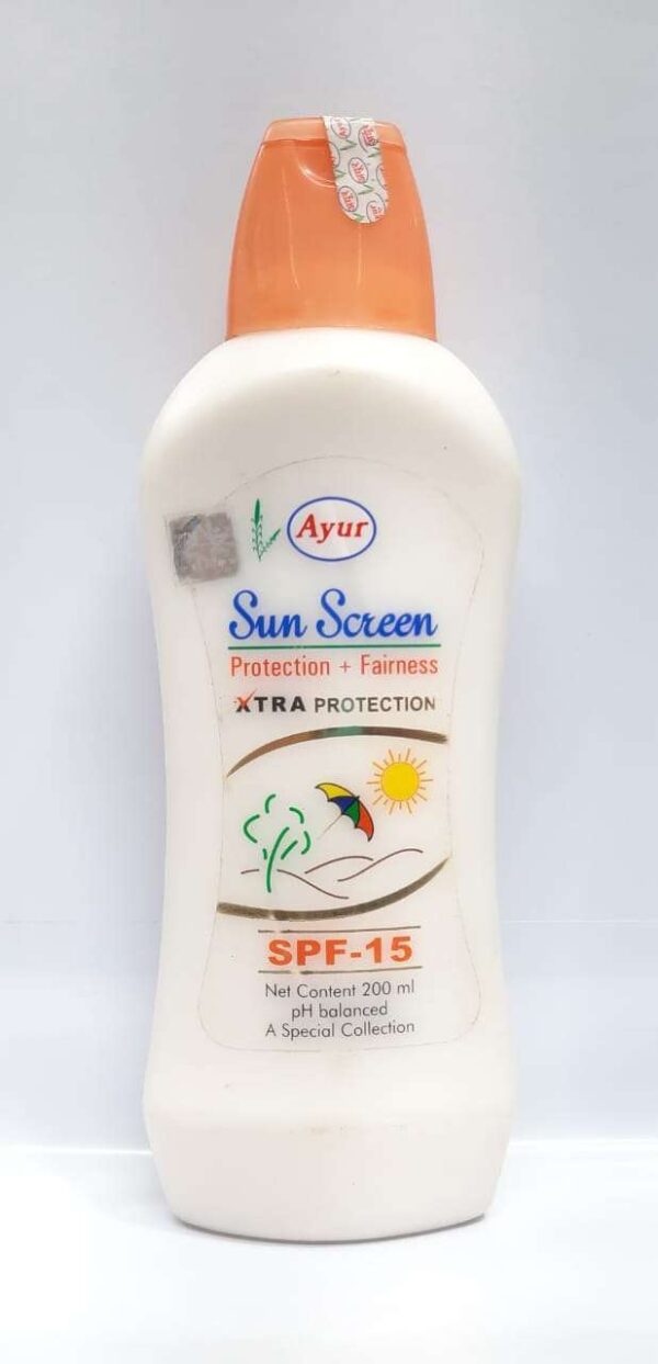 Ayur Sun Screen Spf 15 200ml