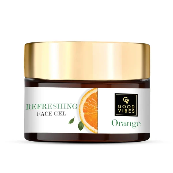 Good vibes orange refreshing face gel