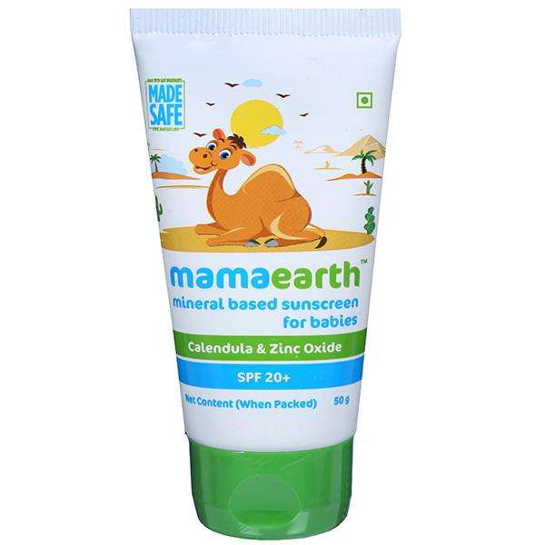 Mamaearth Mineral Based Sunscreen Cream for Babies