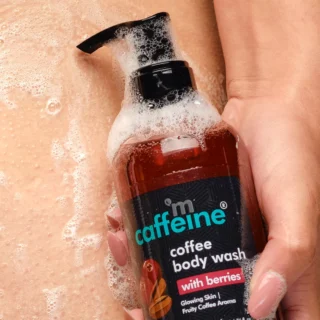 Mcaffeine coffee body wash with berries