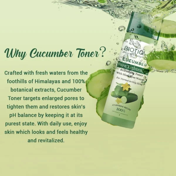 Biotique Cucumber Pore Tightening Refreshing Toner next