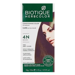 Biotique hair colour 4N brown