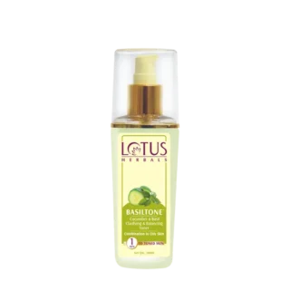 Lotus Herbal BASILTONE Cucumber & Basil Clarifying & Balancing Toner