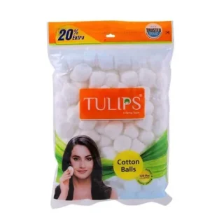 Tulips Cotton Balls 120 pcs