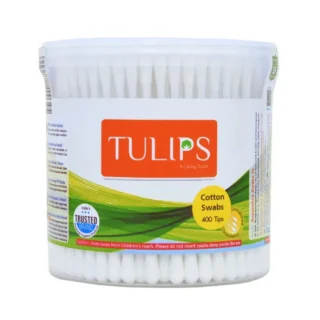 Tulips Paper Stick Cotton Swabs 200 STEMS 400 TIPS