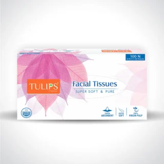 Tulips Super Soft Facial Tissue 100N