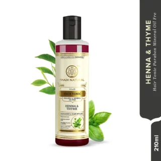 Khadi Natural Hair Tonic (Henna And Thyme) - 210ml