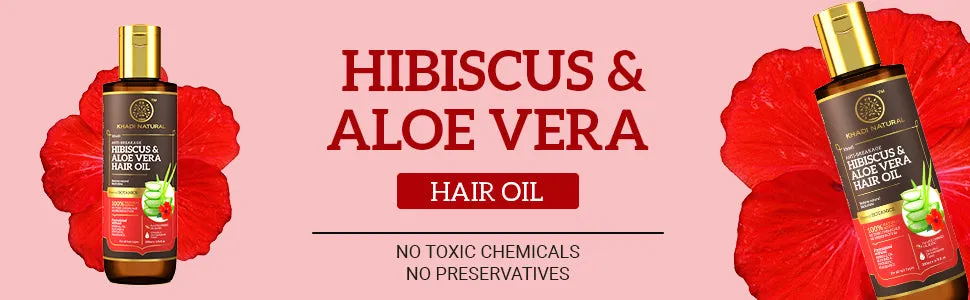 Khadi Natural Hibiscus And Aloe Vera Hair oil 200ml next two