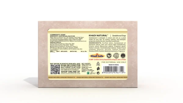 Khadi Natural Sandalwood Soap 125g next