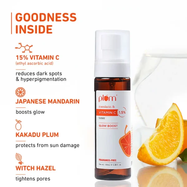 Plum Mandarin And Vitamin C 1.5% Toner 100ml next two