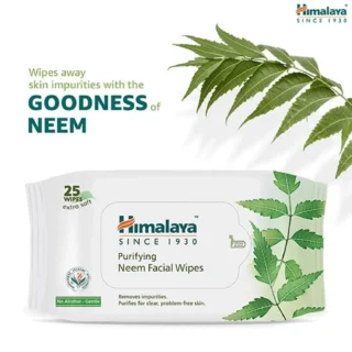 Himalaya Purifying Neem Facial Wipes 25Wipes