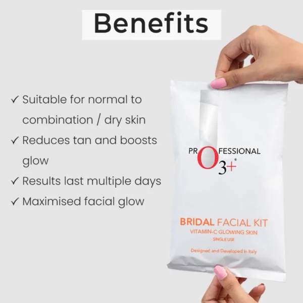 O3 Bridal Facial Kit With Vitamin C For Glowing Skin next